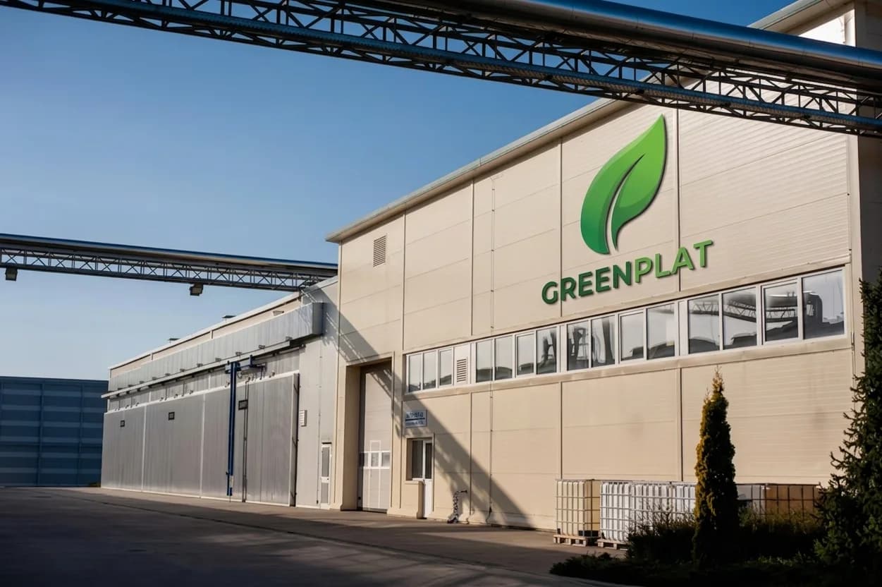 Производственный корпус GreenPlat в посёлке Янтарном