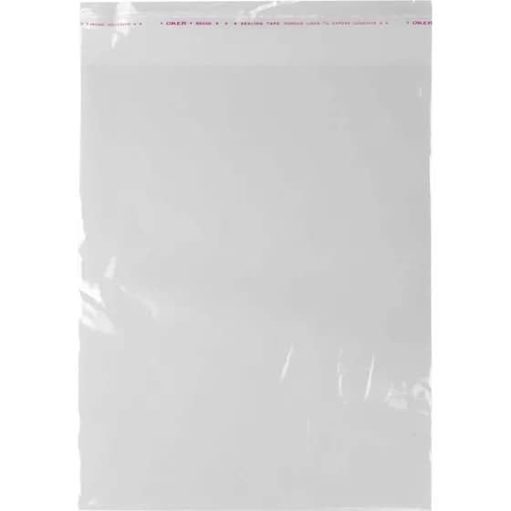 ПП с клапаном 180×230, прозрачный
