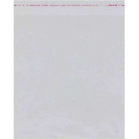 ПП с клапаном 120×180, прозрачный, с типовой печатью