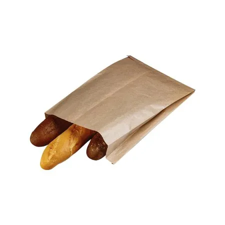 Крафт-пакет с V-образным дном со складкой 25×10×39 см, 40 г/м², бурый