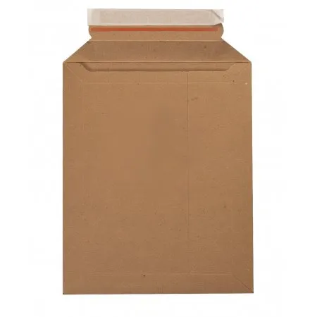 Конверт из картона 21,5×27 см, А5+, с клеевым клапаном, коричневый